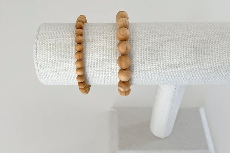 Sahara | Sandalwood Stacking Bracelets