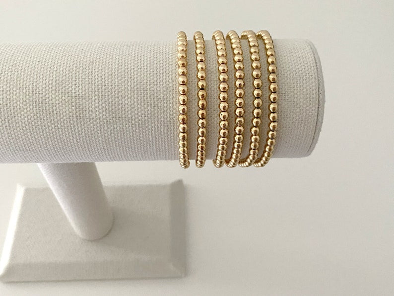 14k Gold Plated Stacking Bracelets