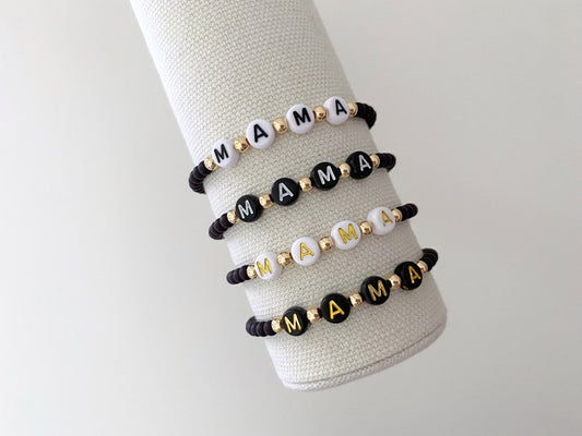 The Mama | Black Matte Bracelet