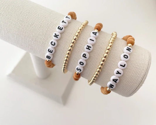 The Wooden Name Bracelet