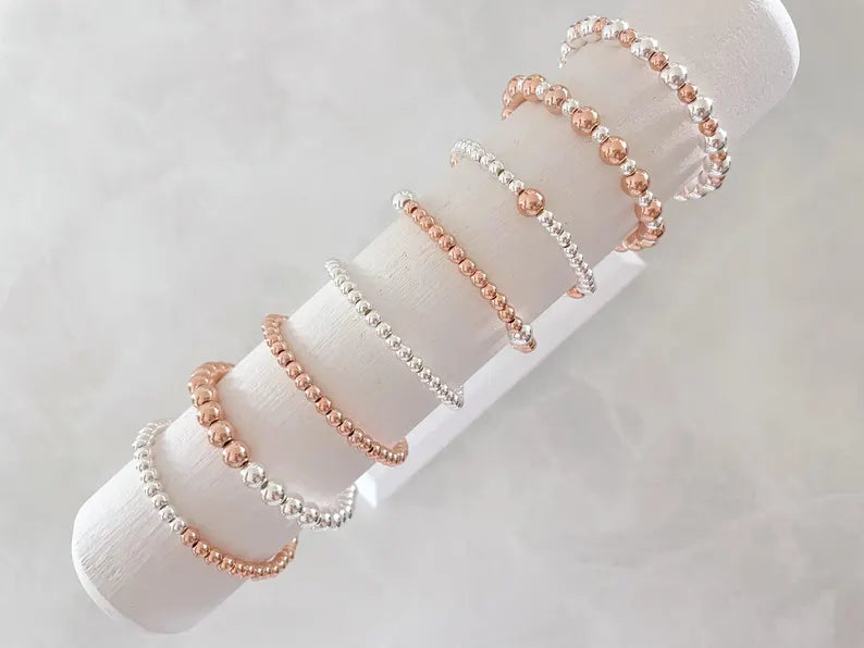 The Rose Gold Mixed Metal Bracelet