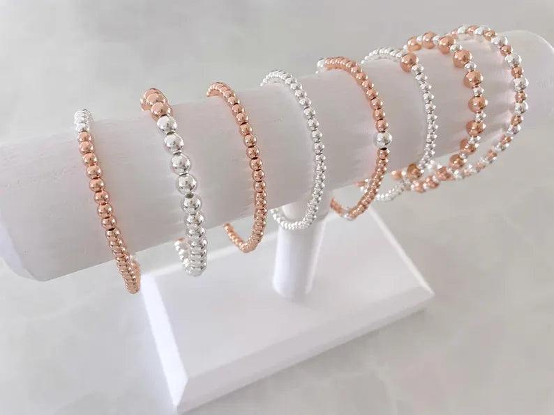 The Rose Gold Mixed Metal Bracelet