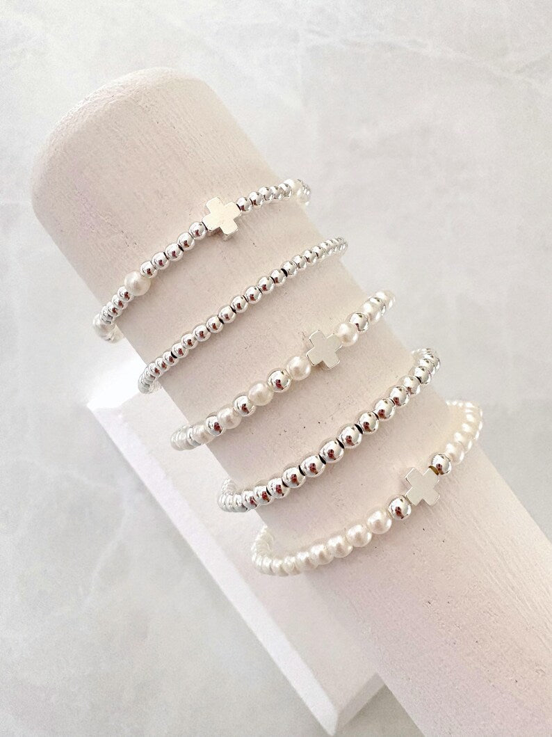 The Silver Pearl Cross Collection