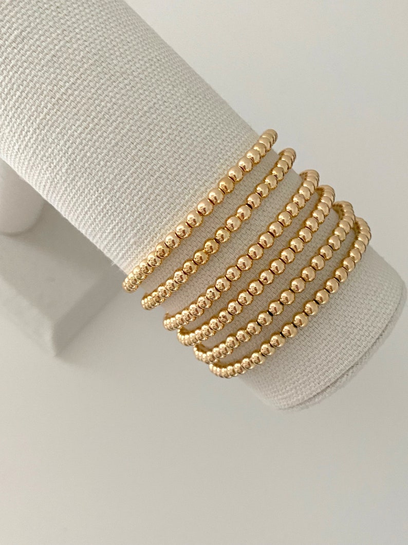 14k Gold Plated Stacking Bracelets
