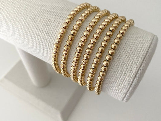 14k Gold Plated Stacking Bracelets
